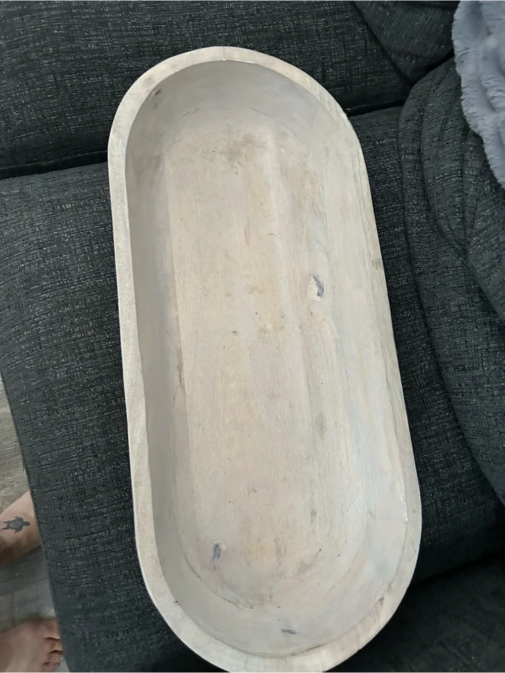 Natural light wood Decorative Dough Bowl - Home